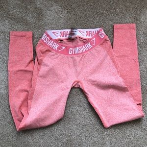 Gymshark Flex Leggings - Peach Coral Size M